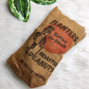 Vintage Antique Planters Burlap Peanut Sack